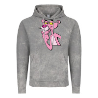 Cloud Rock pink panther Vintage Hoodie - SnappyArt