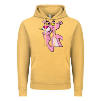 Vintage Mustard pink panther Vintage Hoodie - SnappyArt