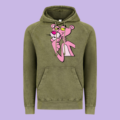 Pink Panther Vintage Hoodie Designed By Snappyart