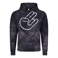 Cloud Black shocker hand Vintage Hoodie - SnappyArt