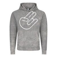 Cloud Rock shocker hand Vintage Hoodie - SnappyArt