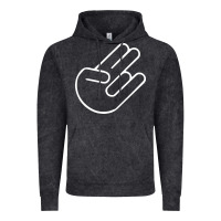 Vintage Black shocker hand Vintage Hoodie - SnappyArt