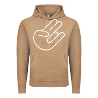 Vintage Coffee shocker hand Vintage Hoodie - SnappyArt