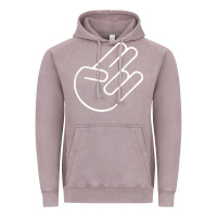 Vintage Zinc shocker hand Vintage Hoodie - SnappyArt