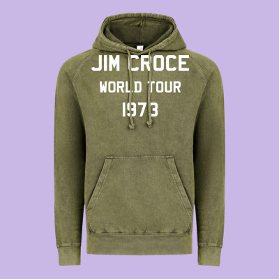 Jim Croce World Tour 1973 Vintage Hoodie Designed By Snappyart