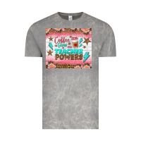 Cloud Rock coffee gives me teacher powers tumbler Vintage Tee - BundleAndBundleShop