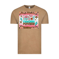 Vintage Coffee coffee gives me teacher powers tumbler Vintage Tee - BundleAndBundleShop