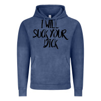 Vintage Denim i will suck your dick Vintage Hoodie - FloraArt