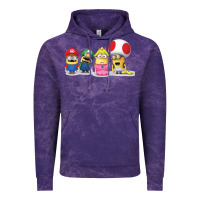 Cloud Purple Super Minion Bros Vintage Hoodie - FloraArt