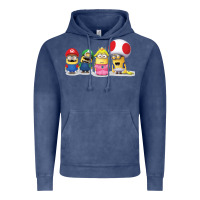 Vintage Denim Super Minion Bros Vintage Hoodie - FloraArt