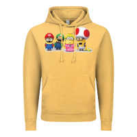 Vintage Mustard Super Minion Bros Vintage Hoodie - FloraArt