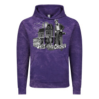 Cloud Purple the ghost and mr chicken green Vintage Hoodie - FloraArt