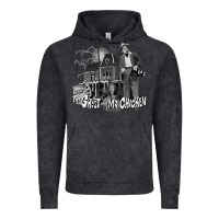 Vintage Black the ghost and mr chicken green Vintage Hoodie - FloraArt
