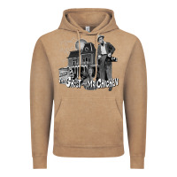 Vintage Coffee the ghost and mr chicken green Vintage Hoodie - FloraArt