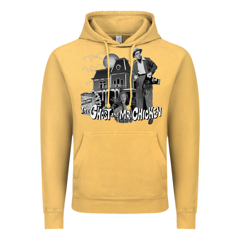 The Ghost And Mr Chicken Green Vintage Hoodie by FloraArt | Teevron