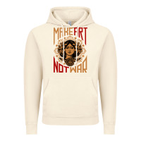 Vintage Artic make art not war symbol Vintage Hoodie - FloraArt