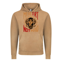 Vintage Camel make art not war symbol Vintage Hoodie - FloraArt