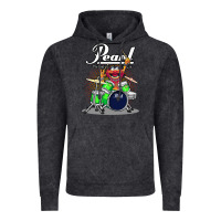 Vintage Black ANIMAL DRUMMER PEARL DRUMS Vintage Hoodie - FloraArt