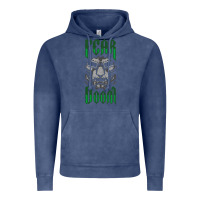 Vintage Denim Fear Doom Vintage Hoodie - FloraArt