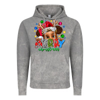 Cloud Rock Merry Christmas Vintage Hoodie - CowhideDigitalArt