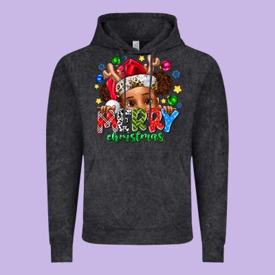 Merry Christmas Vintage Hoodie Designed By Cowhidedigitalart
