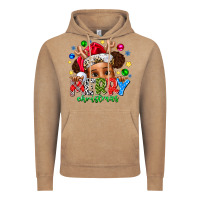 Vintage Coffee Merry Christmas Vintage Hoodie - CowhideDigitalArt