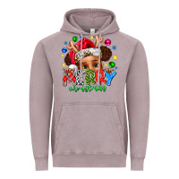 Vintage Zinc Merry Christmas Vintage Hoodie - CowhideDigitalArt