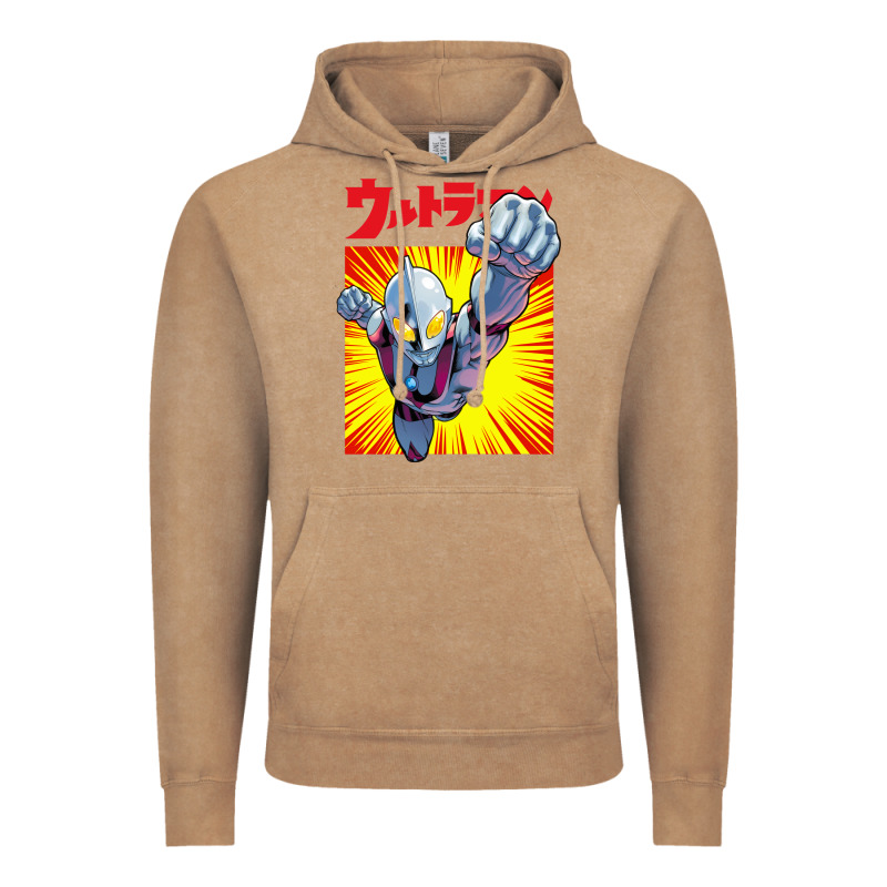 Ultraman Exclusive Yellow Vintage Hoodie by FloraArt | Teevron