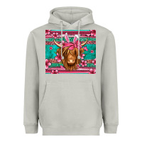 Moon Dust easter longhaired cow Heavyweight Hoodie - Jasminsmagicworld