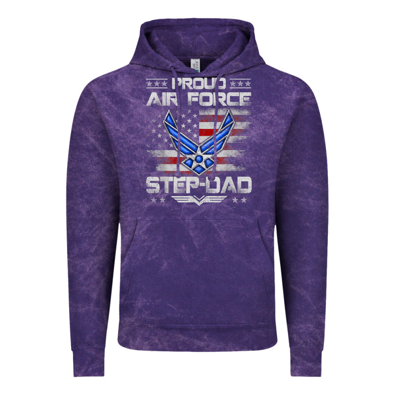 Proud Air Force Step Dad Veteran Vintage Flag Veterans Day T Shirt Vintage Hoodie by FloraArt | Teevron