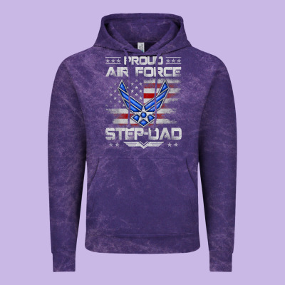 Proud Air Force Step Dad Veteran Vintage Flag Veterans Day T Shirt Vintage Hoodie Designed By Floraart