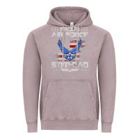 Vintage Zinc proud air force step dad veteran vintage flag veterans day t shirt Vintage Hoodie - FloraArt