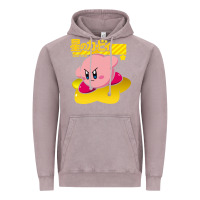 Vintage Zinc kirby men's pink Vintage Hoodie - FloraArt