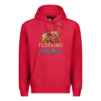 Cardinal flamingo flocking fabulous Premium Hoodie - Artiststas