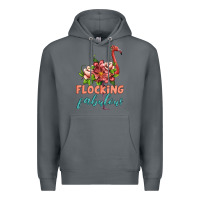 Rock flamingo flocking fabulous Premium Hoodie - Artiststas