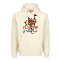 Sandshell flamingo flocking fabulous Premium Hoodie - Artiststas