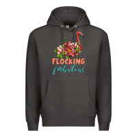 Smoke flamingo flocking fabulous Premium Hoodie - Artiststas