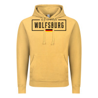 Vintage Mustard wolfsburg deutschland germany german flag Vintage Hoodie - FloraArt