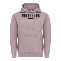 Wolfsburg Deutschland Germany German Flag Vintage Hoodie | Teevron