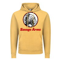 Vintage Mustard Savage Arms Vintage Hoodie - FloraArt