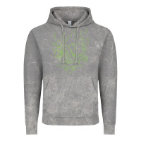 Cloud Rock Cyberpunk samurai Neon Green Vintage Hoodie - FloraArt