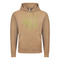 Cyberpunk Samurai Neon Green Vintage Hoodie | Teevron