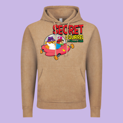 Secret Squirrel  51 Vintage Hoodie Designed By Floraart
