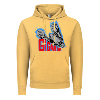 Vintage Mustard Gigantor Essentia Vintage Hoodie - FloraArt