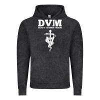 Vintage Black Doctor of Veterinary Medicine DVM Veterinarian Vet Tech Vintage Hoodie - FloraArt