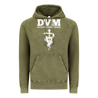Vintage Olive Doctor of Veterinary Medicine DVM Veterinarian Vet Tech Vintage Hoodie - FloraArt
