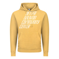 Vintage Mustard Better Oblivion Community Center Vintage Hoodie - FloraArt