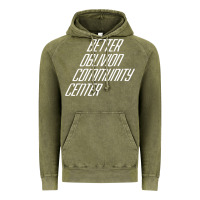 Vintage Olive Better Oblivion Community Center Vintage Hoodie - FloraArt