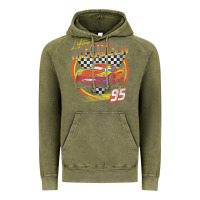 Vintage Olive cars lightning mcqueen Vintage Hoodie - FloraArt