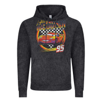Vintage Black cars lightning mcqueen Vintage Hoodie - FloraArt